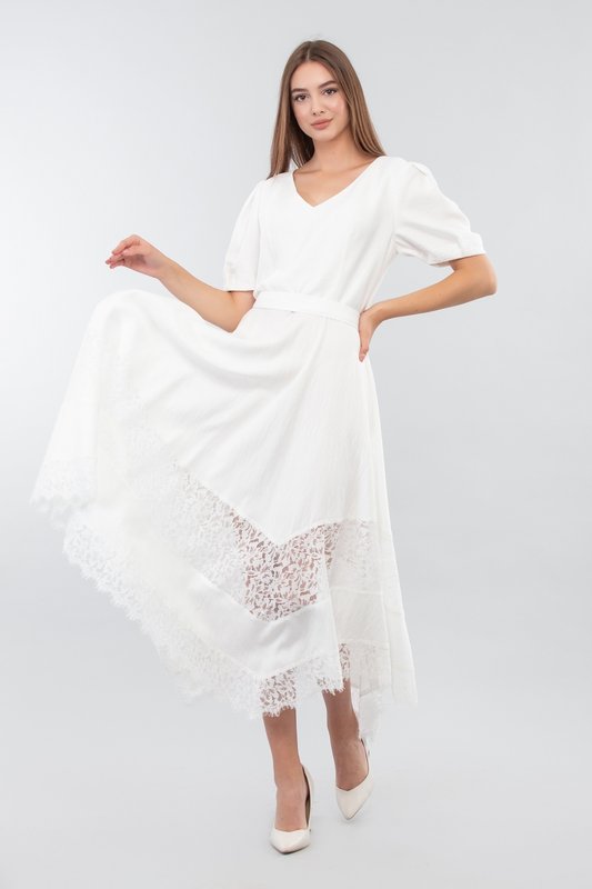 Платье MAXA 06673 белый 1