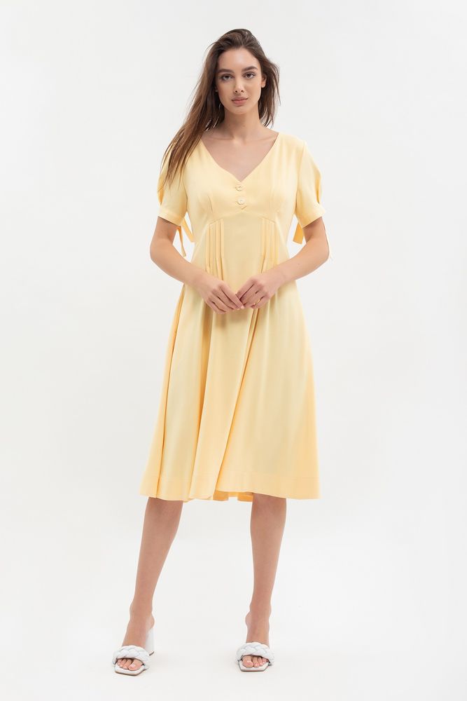 Платье MAXA 07230 жёлтый 2