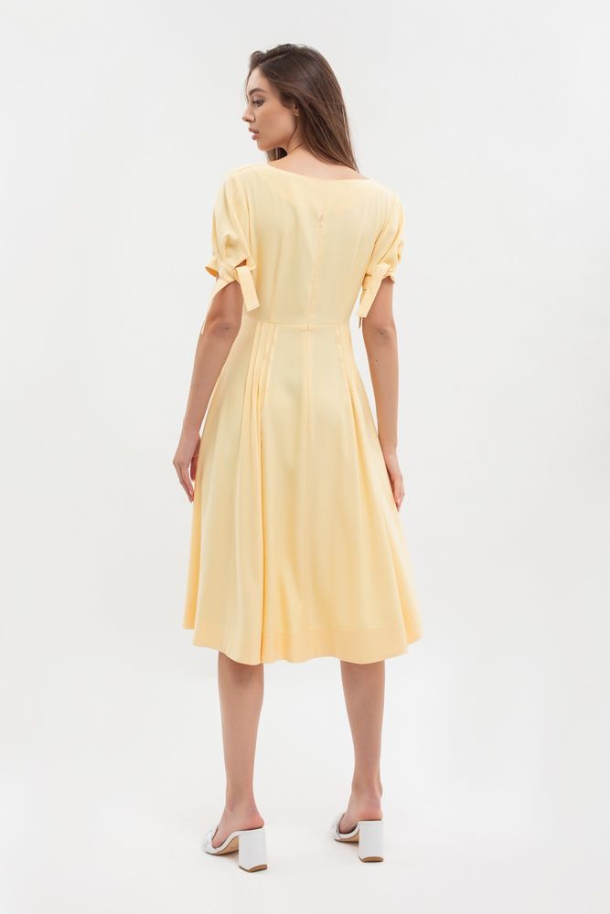 Платье MAXA 07230 жёлтый 4