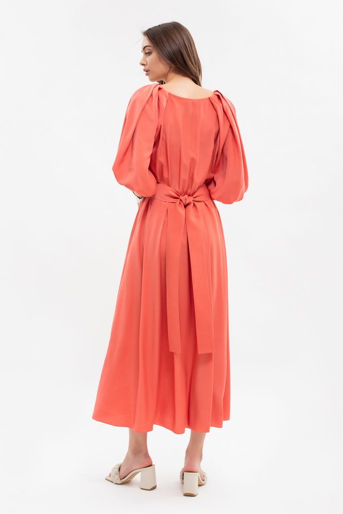 Платье MAXA 07310 розовый коралл 4