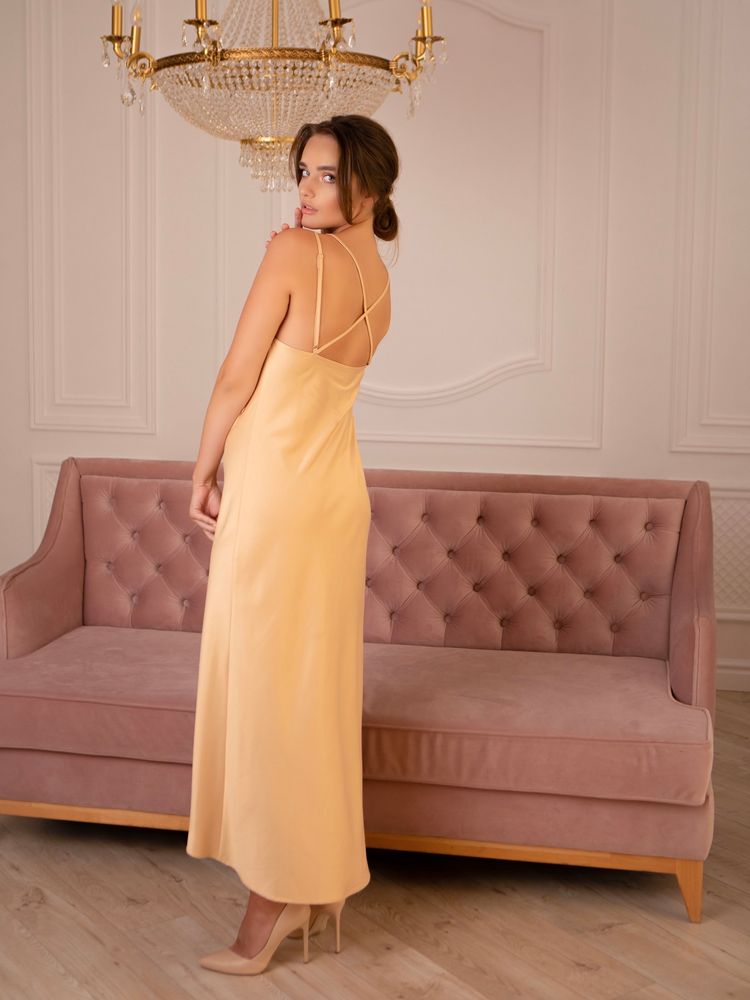 Платье Delcorso Luxury M-52 D, Golden beige 3
