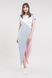 Платье MAXA 05515 серый+розовый+белый 1 mini