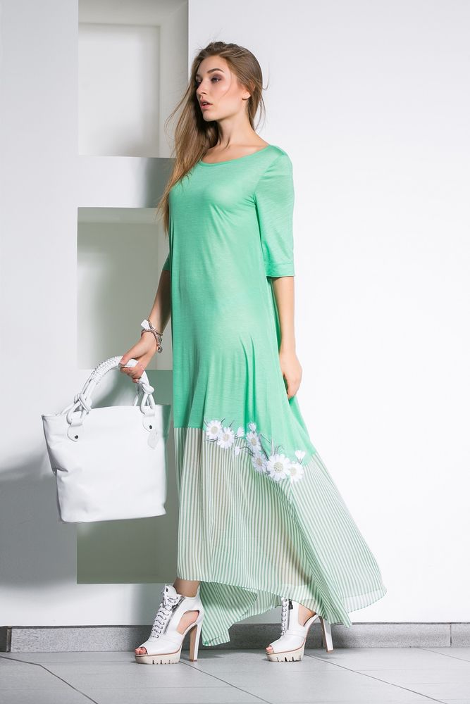Платье MAXA 04918 зелень 5