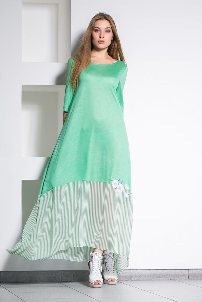 Платье MAXA 04918 зелень 3