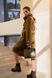 Пальто Delcorso Luxury 1089_DF Khaki-Vichy 12 mini