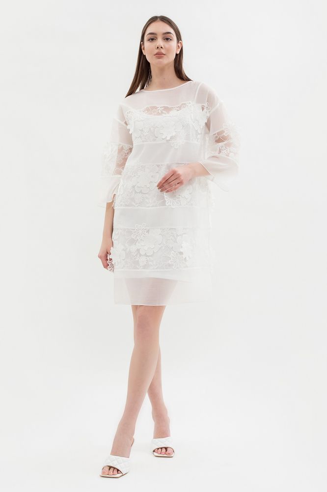 Платье MAXA 07071 белый 2