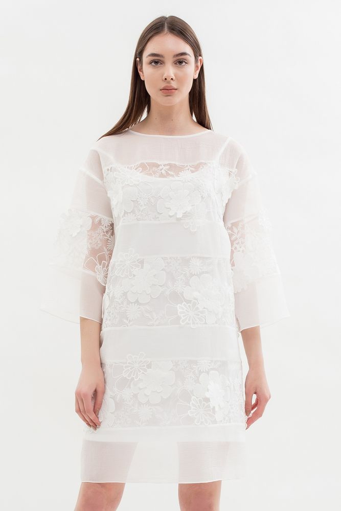 Платье MAXA 07071 белый 3
