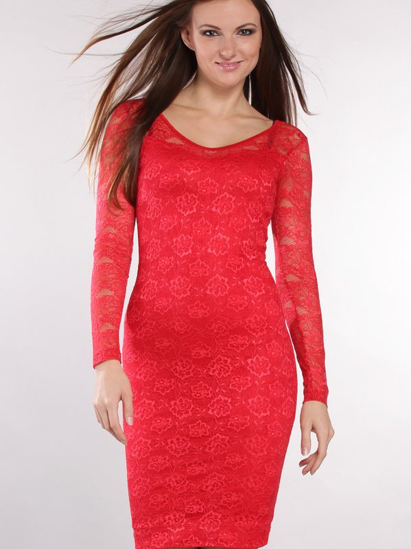 Платье MAXA 02879 красный 1