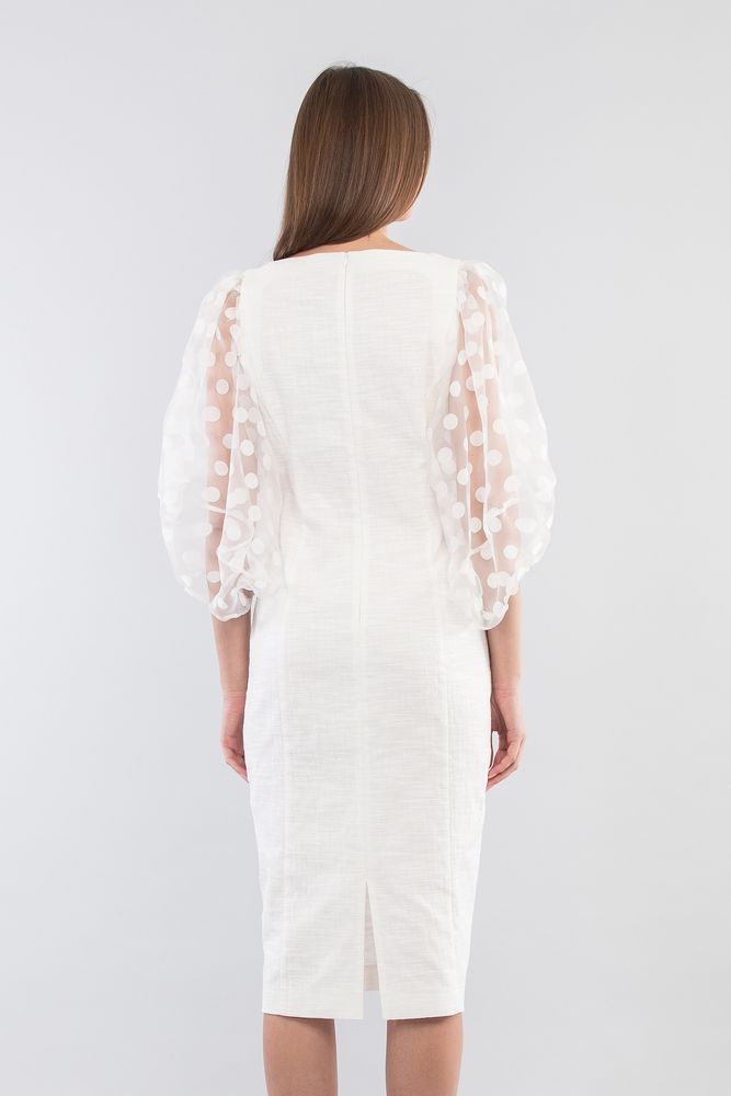 Платье MAXA 06678 белый 4