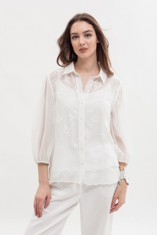 Блузка MAXA 07095 білий 1