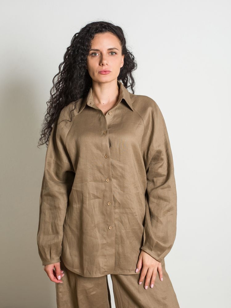 Рубашка MAXA 08894 капучино 3