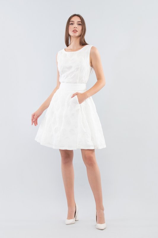 Платье MAXA 06676 белый 1