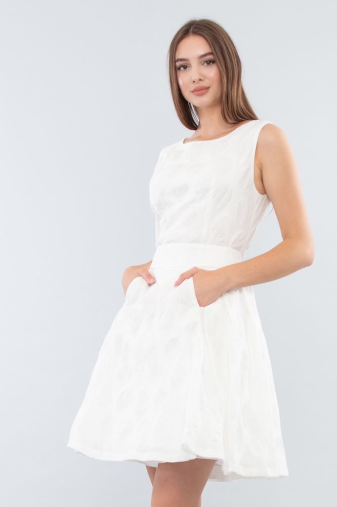 Платье MAXA 06676 белый 3