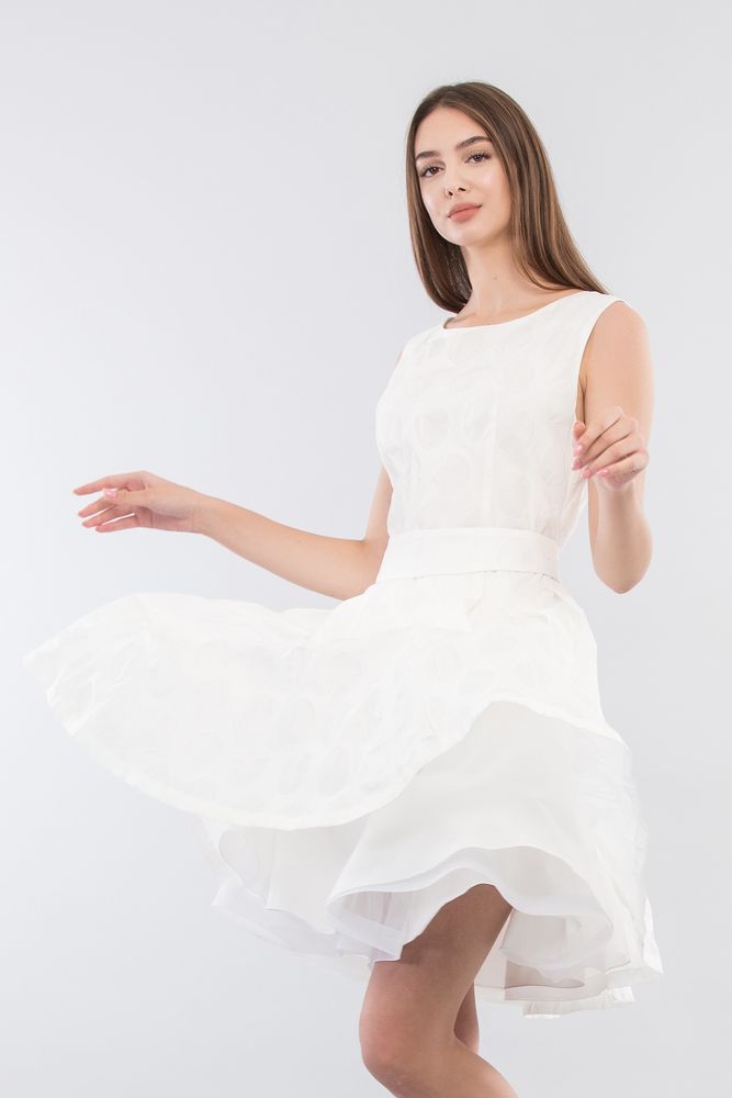 Платье MAXA 06676 белый 9