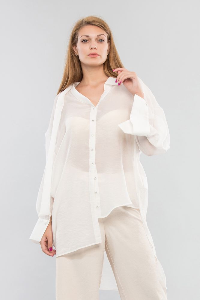 Блузка MAXA 06166 білий 1