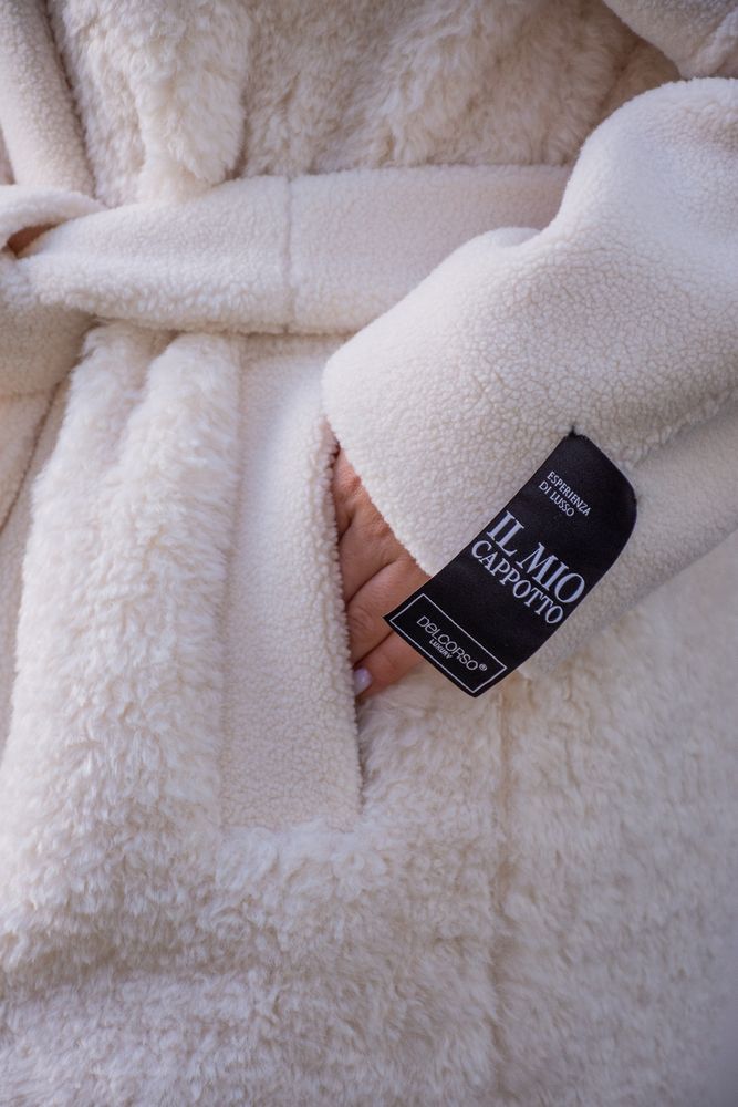 Пальто Delcorso Luxury 1085_Lambis fur Vanilla 9