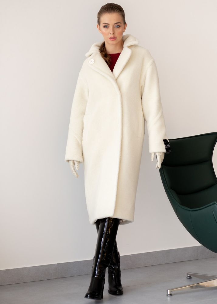 Пальто Delcorso Luxury 761_WF Marshmallow 5