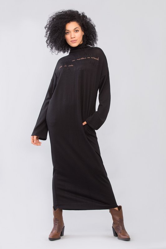 Платье MAXA 06285 чёрный 1