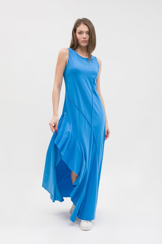 Платье MAXA 08263 голубой 1
