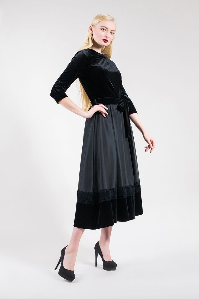 Платье MAXA 05163 чёрный 3