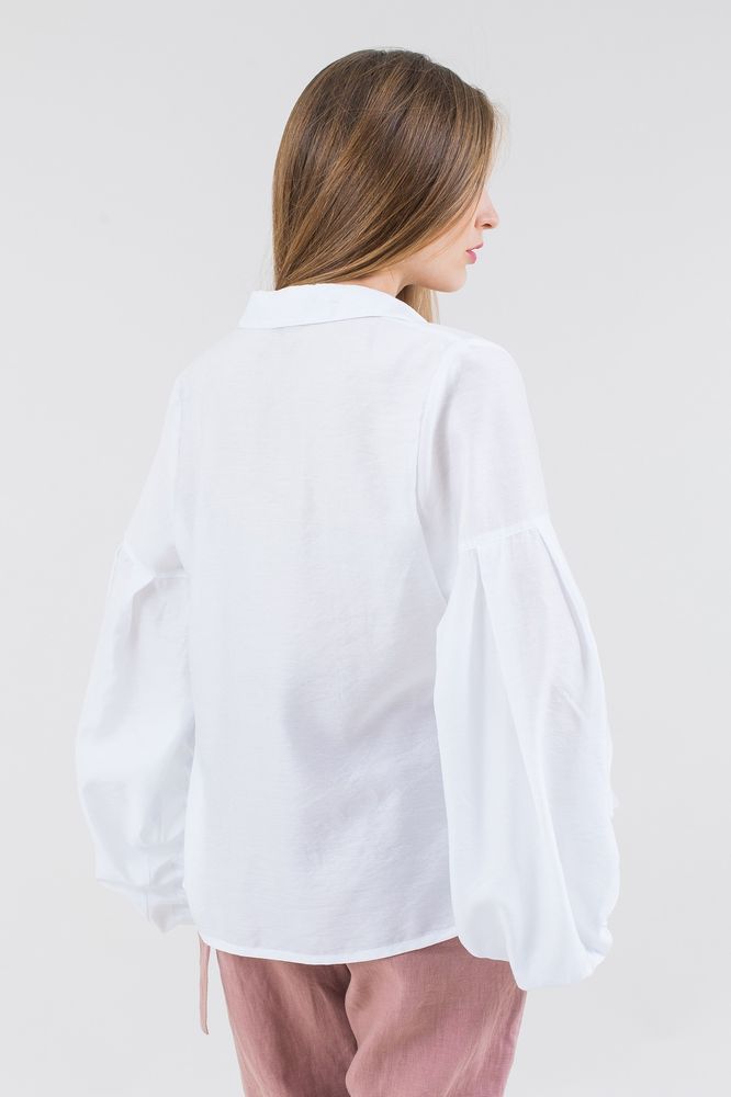 Блузка MAXA 05537 білий 4