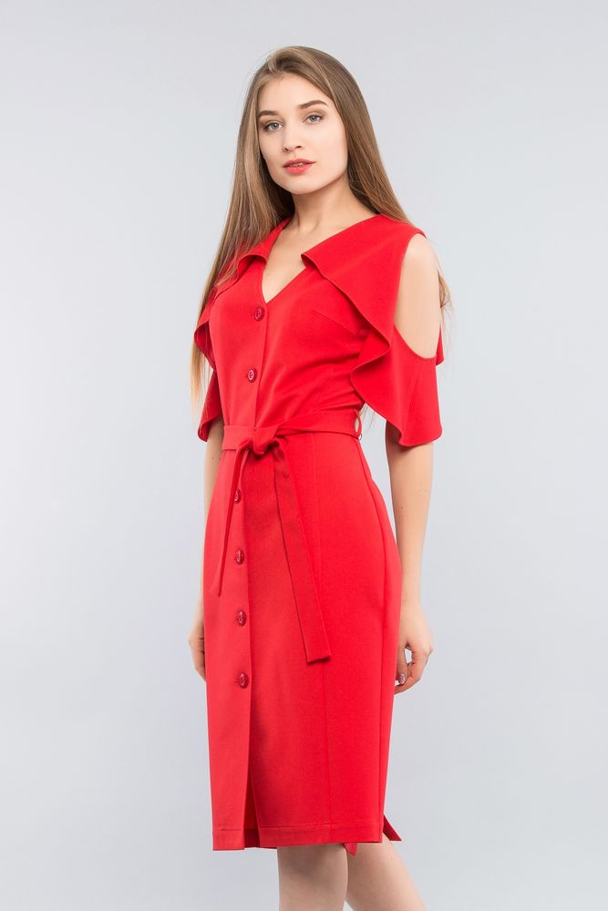 Платье MAXA 05668 красный 2