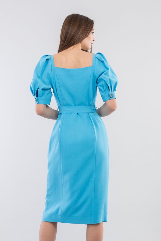 Платье MAXA 06685 голубой 4