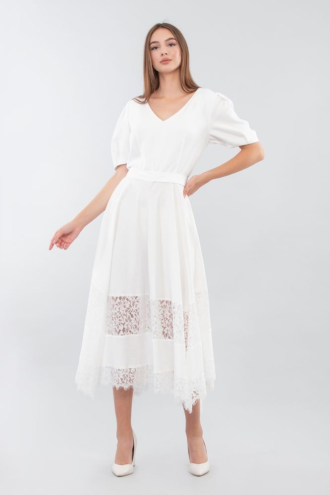Платье MAXA 06673 белый 2