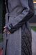 Пальто Delcorso Luxury 1055_Herringbone black/white 8 mini