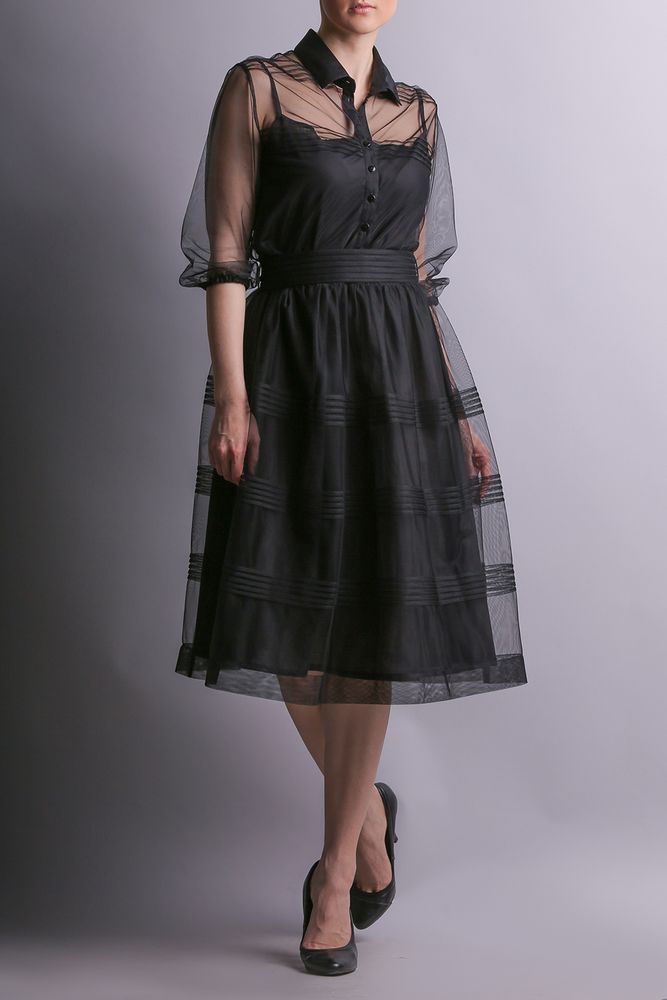 Платье MAXA 03818 чёрный 2