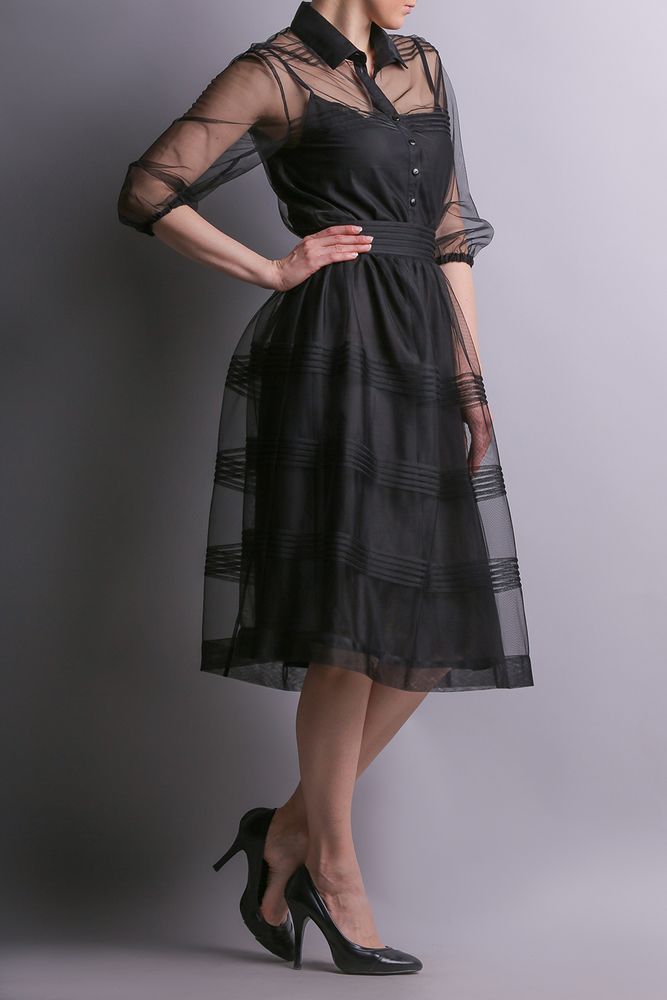 Платье MAXA 03818 чёрный 3