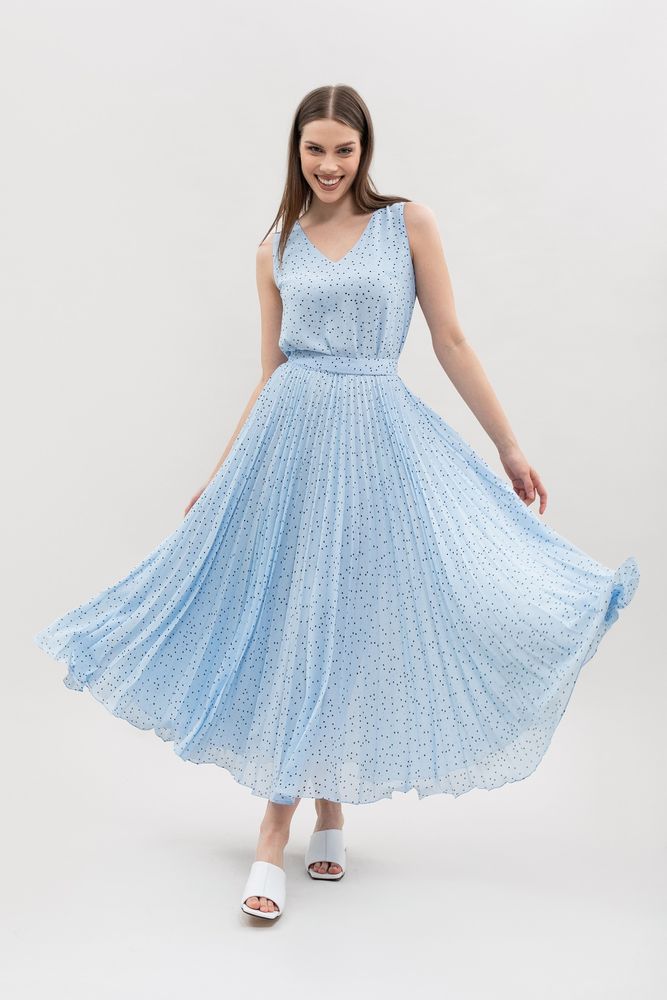 Платье MAXA 07796 голубой 1