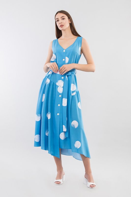 Платье MAXA 06710 голубой 1