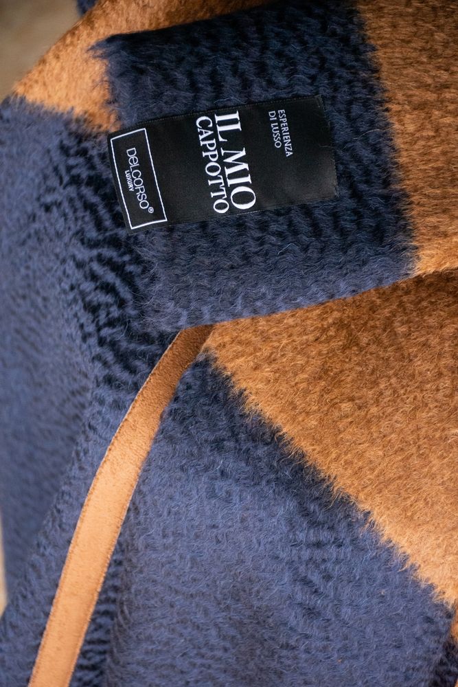 Пальто Delcorso Luxury 1079 K_Piacenza Blue-camel 17