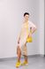 Сукня MAXA 07152 світло-жовтий+мигдаль 3 mini