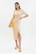 Сукня MAXA 07152 світло-жовтий+мигдаль 1 mini