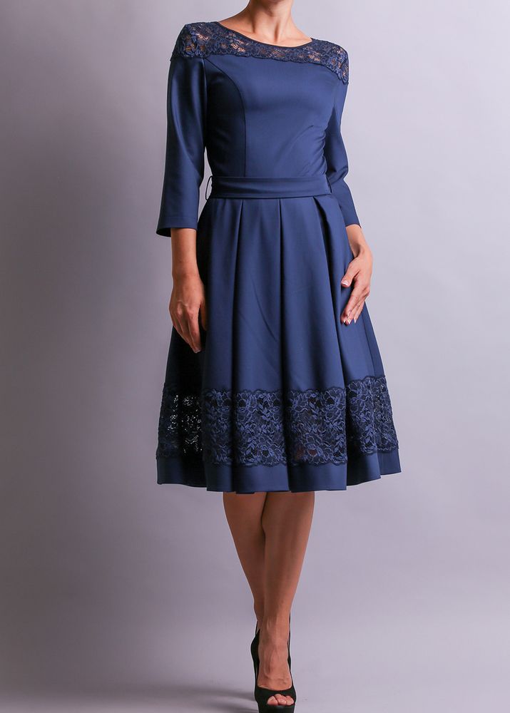 Платье MAXA 03852 синий 2