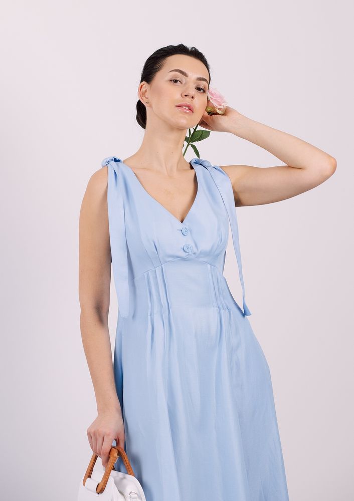 Сукня MAXA 07281 блакитний 3