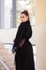 Пальто Delcorso Luxury 741_DF Merino wool Black 9 mini